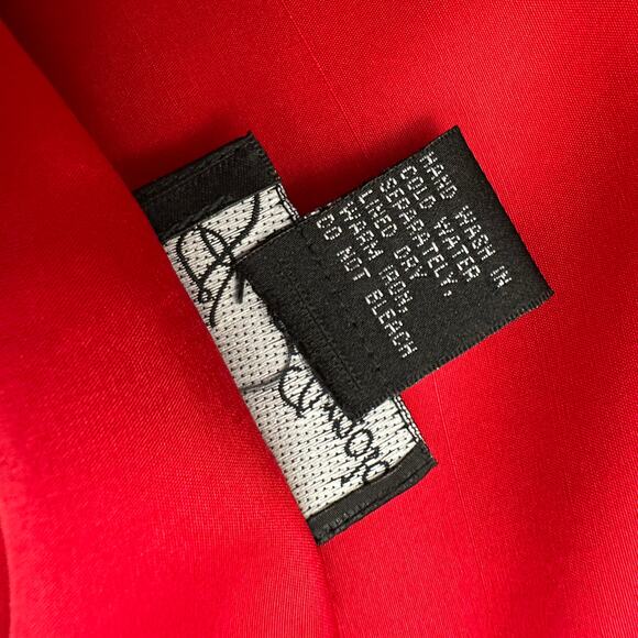 Karen Arnold Womens Silk Tank Shell Size L Red Classic Old Money Quiet Luxury - Picture 4 of 7